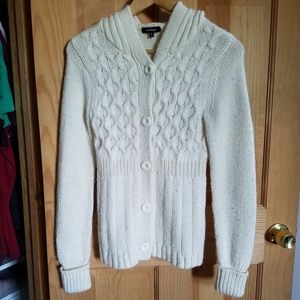 Express Hooded Wool Sweater